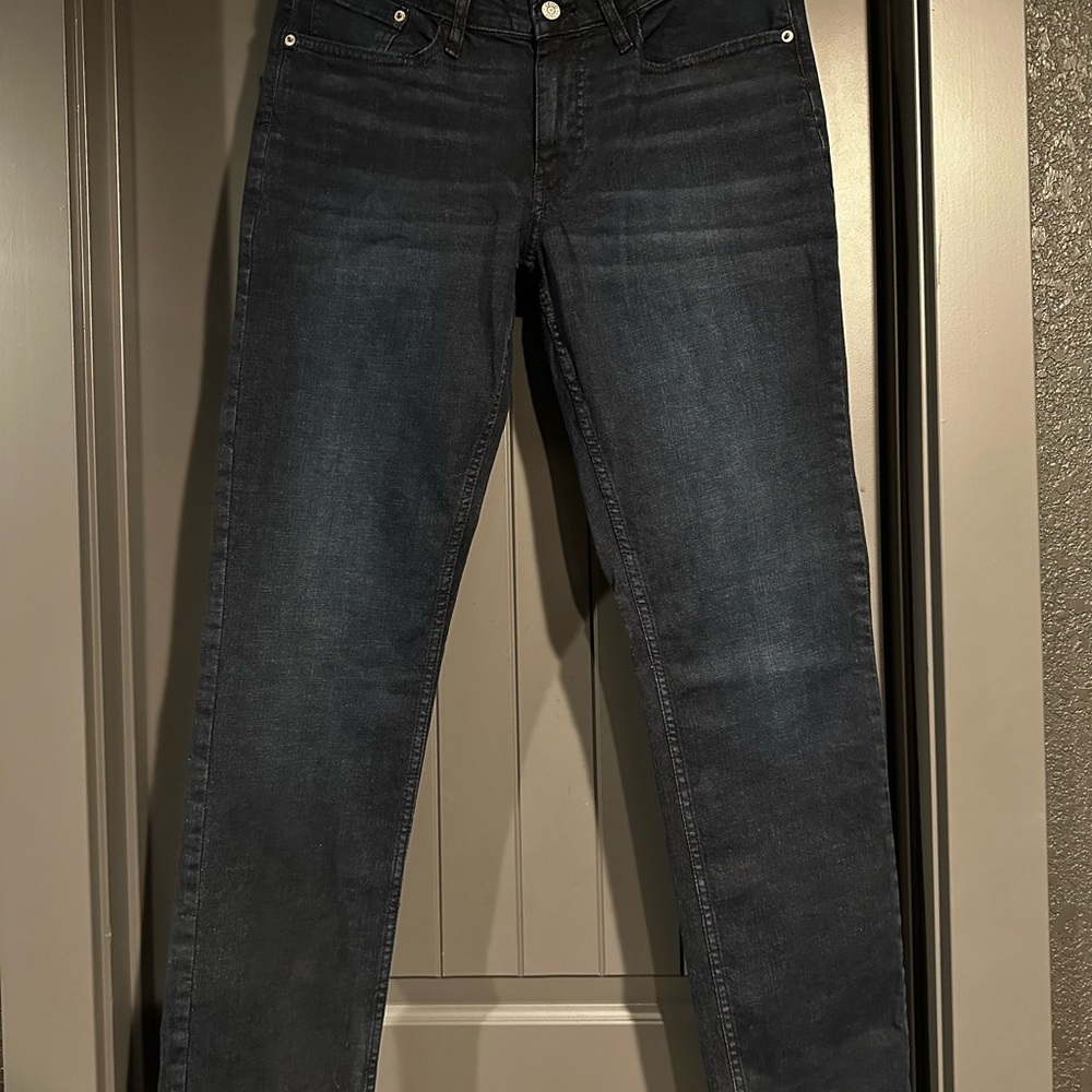 Izod Men's Straight Jeans - Dark Blue